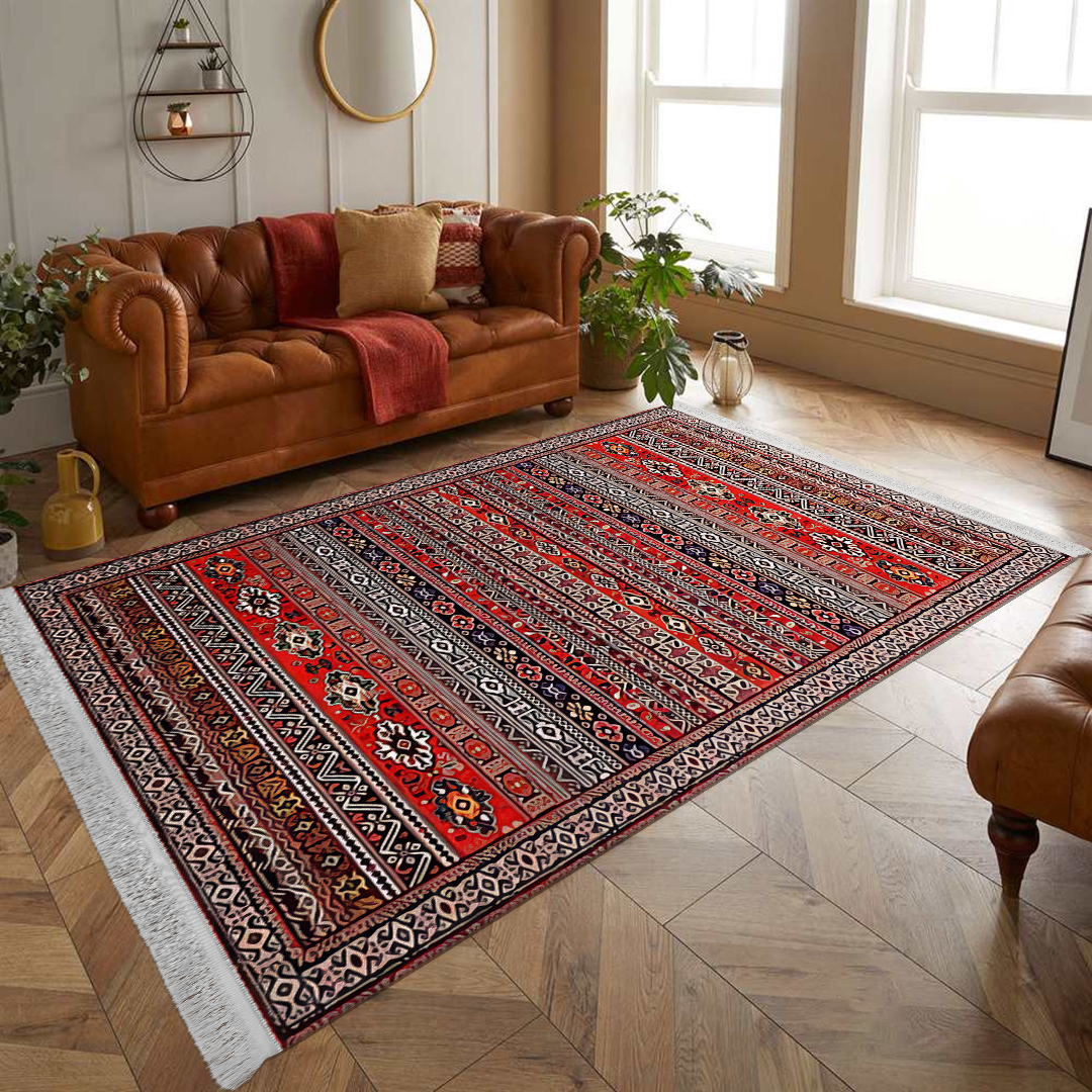 فرش مخمل نادی طرح سنتی کد o117