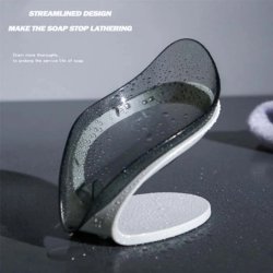 جا صابونی شفاف طرح برگ