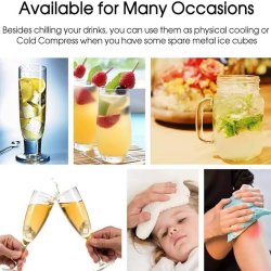 یخ مکعبی تمام استیل بسته 4 عددی