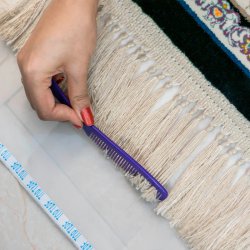 محافظ ریشه فرش 6 متری جنس حریر مدل Carpet Protector