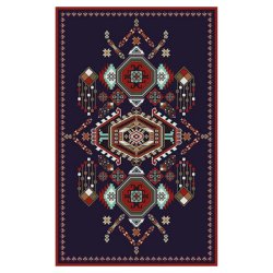 فرش مخمل نادی طرح سنتی کد o170